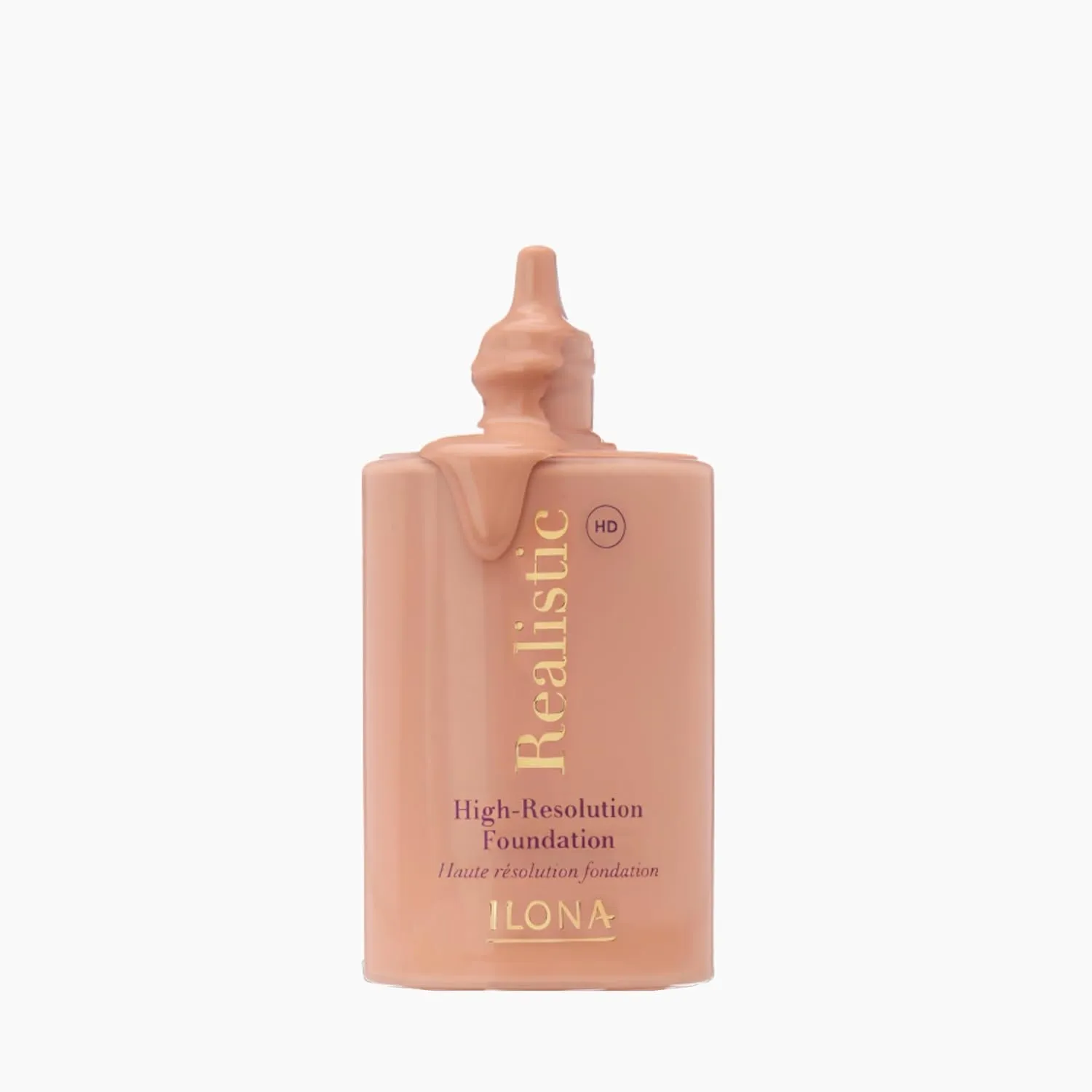 ILONA Realistic™ HD High-Definition Makeup Foundation | 1.18 Fl Oz | Real Cream