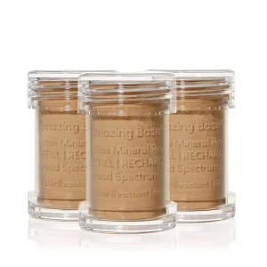 jane iredale Amazing Base Loose Mineral Powder, Luminous Foundation with SPF 20, Oil Free, Talc Free & Weightless, Vegan & Cruelty-Free Makeup