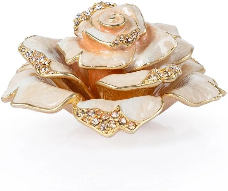 Jay Strongwater Rosie Rose Table Objet - Boudoir - SDH1948-281