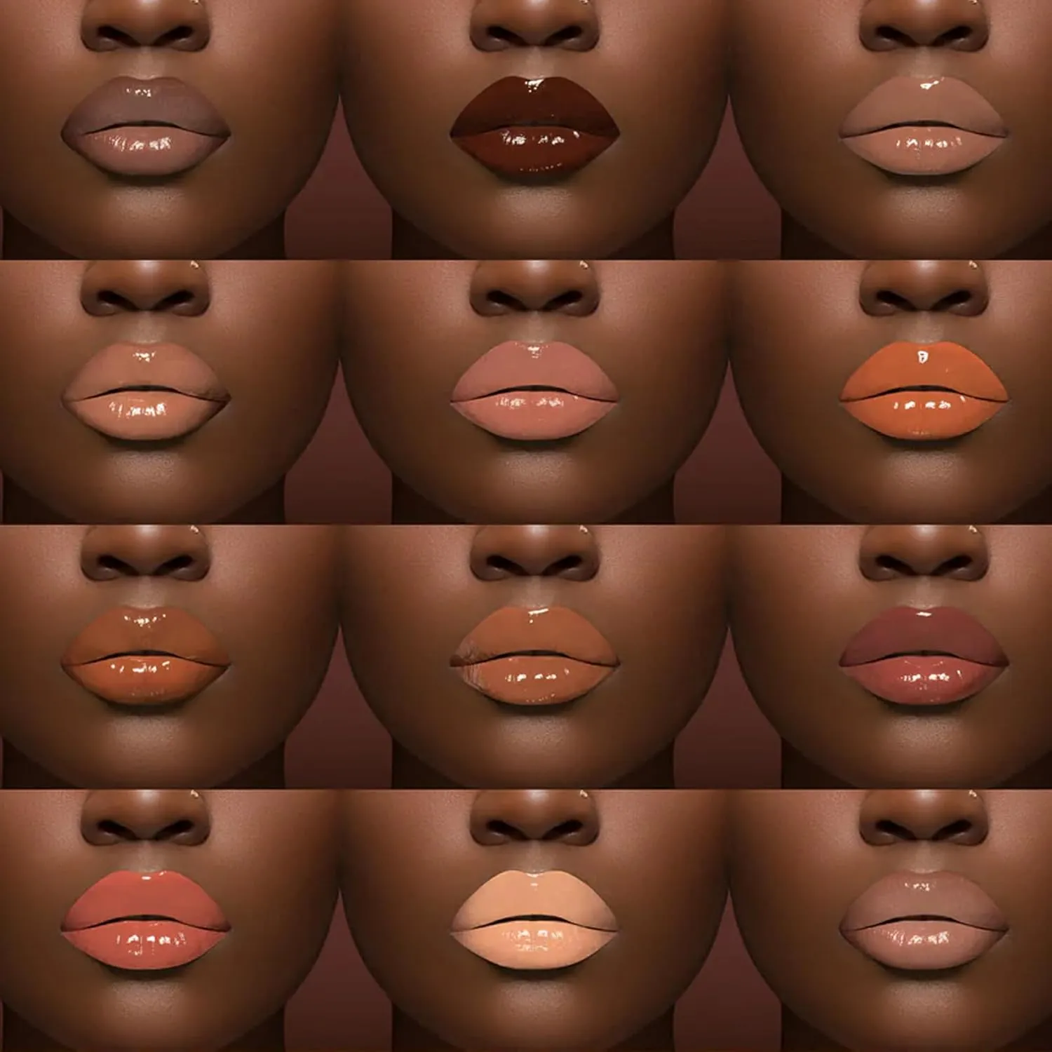 Juvia's Place Coffee Shop Lip Gloss - Brown Sugar - Hydrating Butter Lip Gloss for Women, Long-Lasting Shine, Moisturizing Glass-like Finish, Plumping Non-sticky Lip Gloss, Suitable for every vibe