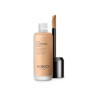 KIKO Milano Full Coverage 2-In-1 Foundation & Concealer 31 R60, 2 In 1 Foundation And Concealer, Superior Coverage