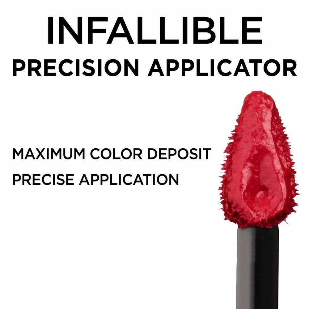 L'Oreal Paris Makeup Infallible 8 Hour Pro Gloss, Fiery, 0.21 Ounce