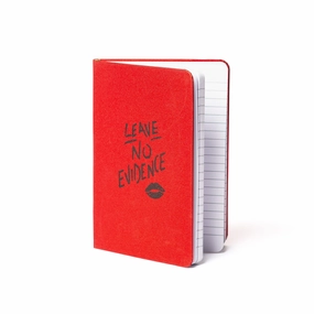 Leave No Evidence Glitter Lined Journal