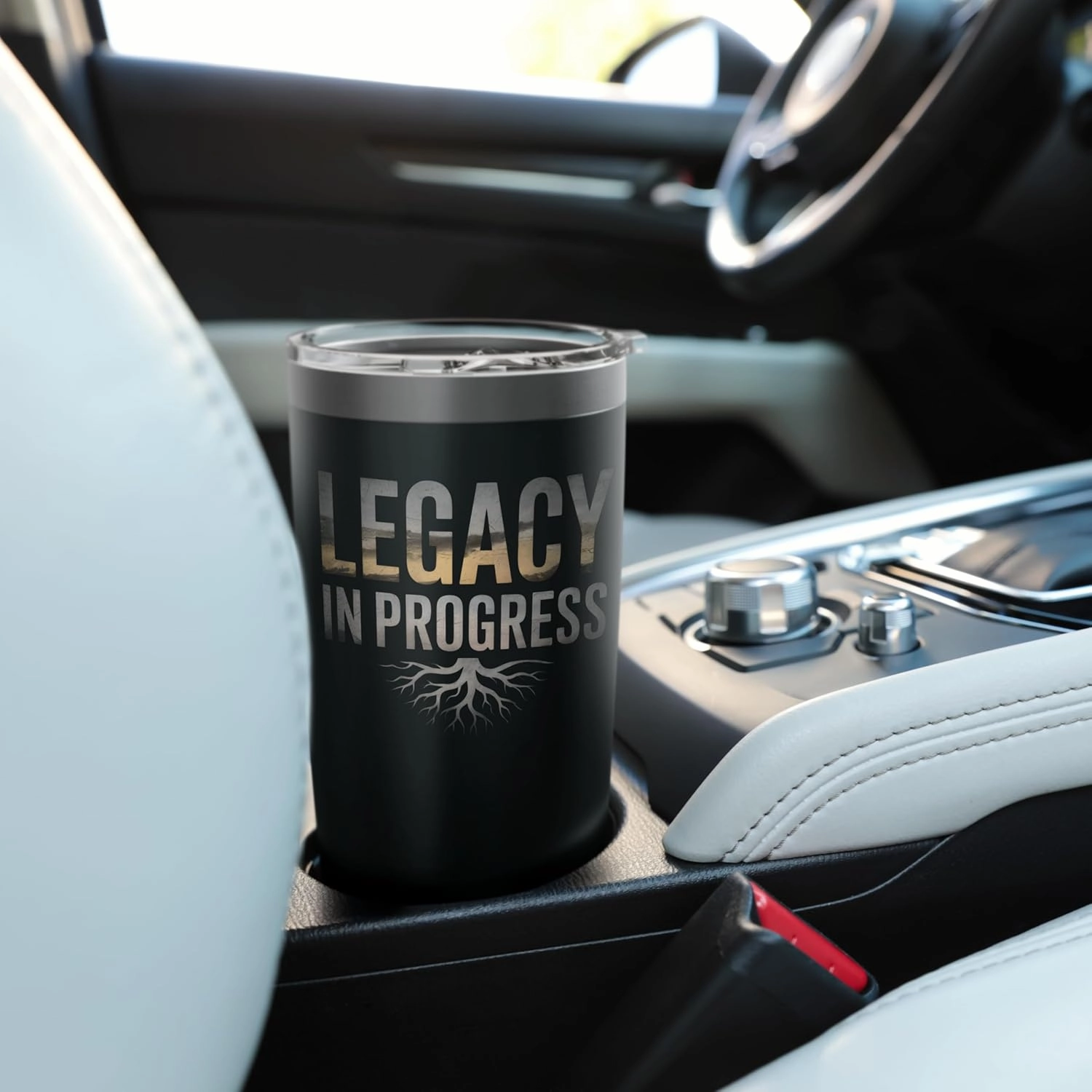 Legacy In Progress Motivational Father Mother Family Stainless Steel Insulated Tumbler