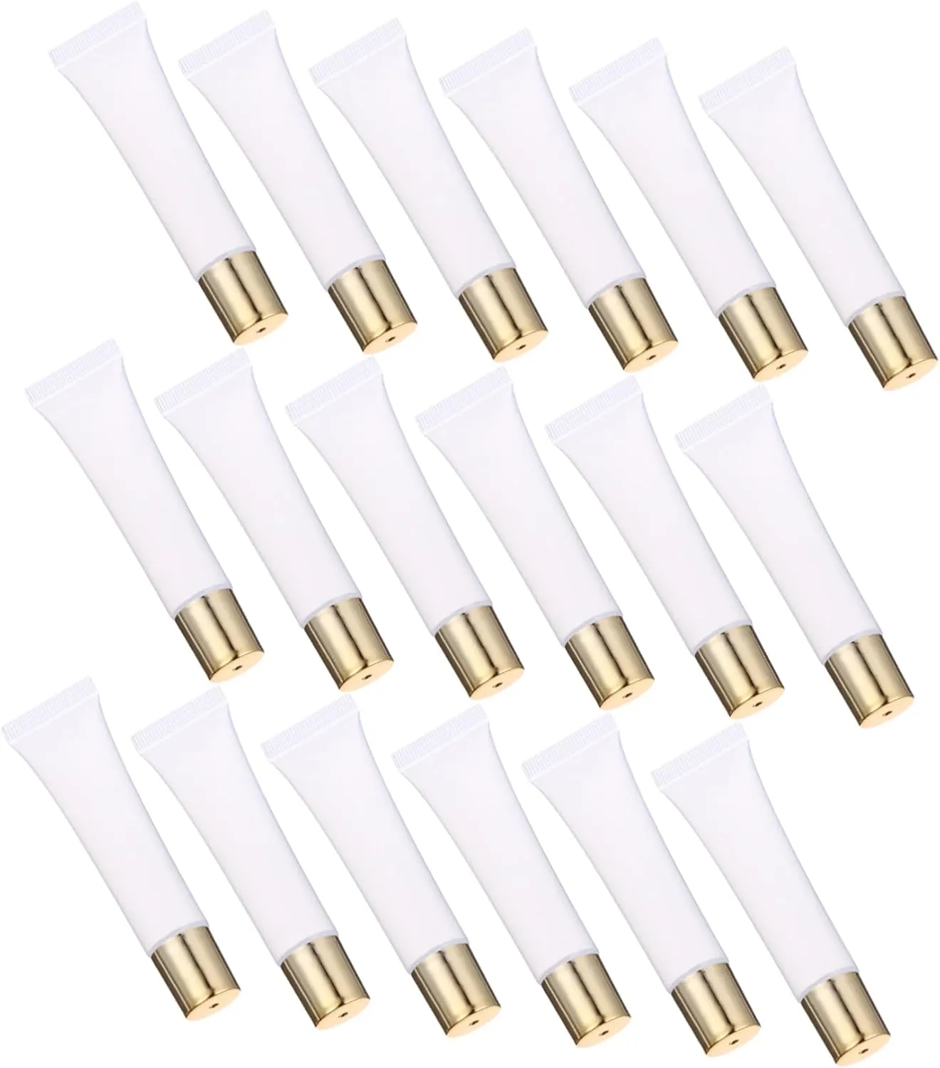 LIFKOME 50pcs Lipstick Tube Lip Gloss Tube Wand Balm Women Glitter Sample Packing Tubes Refillable Tubes Makeup Container Lip Gloss Tubes Lip Pomade Tubes Cosmetic Container