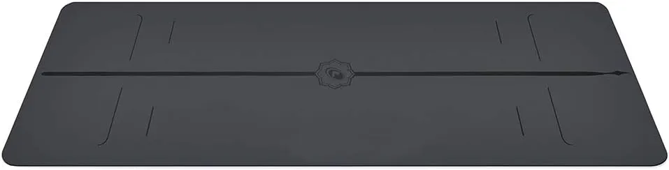 Liforme Evolve Yoga Mat – Free Yoga Bag Included - Patented Alignment System, Warrior-like Grip, Non-slip, Eco-friendly, Sweat-Resistant, Long, Wide, 4.2mm thick mat for comfort