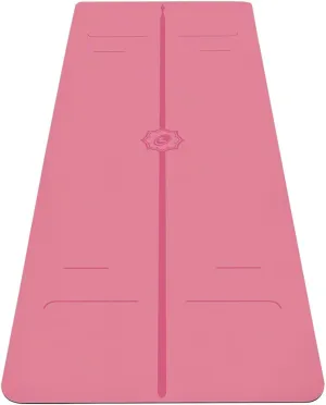 Liforme Evolve Yoga Mat – Free Yoga Bag Included - Patented Alignment System, Warrior-like Grip, Non-slip, Eco-friendly, Sweat-Resistant, Long, Wide, 4.2mm thick mat for comfort