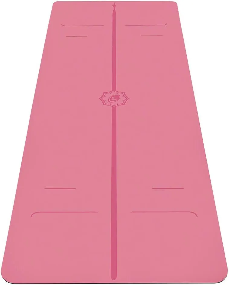 Liforme Evolve Yoga Mat – Free Yoga Bag Included - Patented Alignment System, Warrior-like Grip, Non-slip, Eco-friendly, Sweat-Resistant, Long, Wide, 4.2mm thick mat for comfort