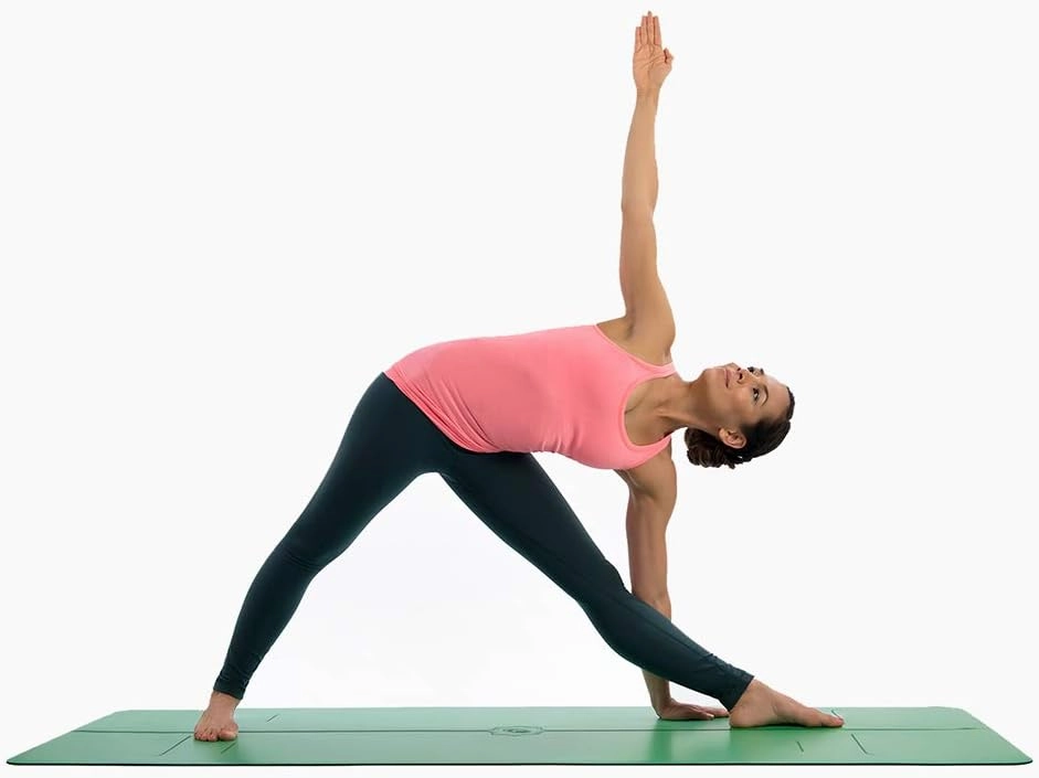 Liforme Evolve Yoga Mat – Free Yoga Bag Included - Patented Alignment System, Warrior-like Grip, Non-slip, Eco-friendly, Sweat-Resistant, Long, Wide, 4.2mm thick mat for comfort