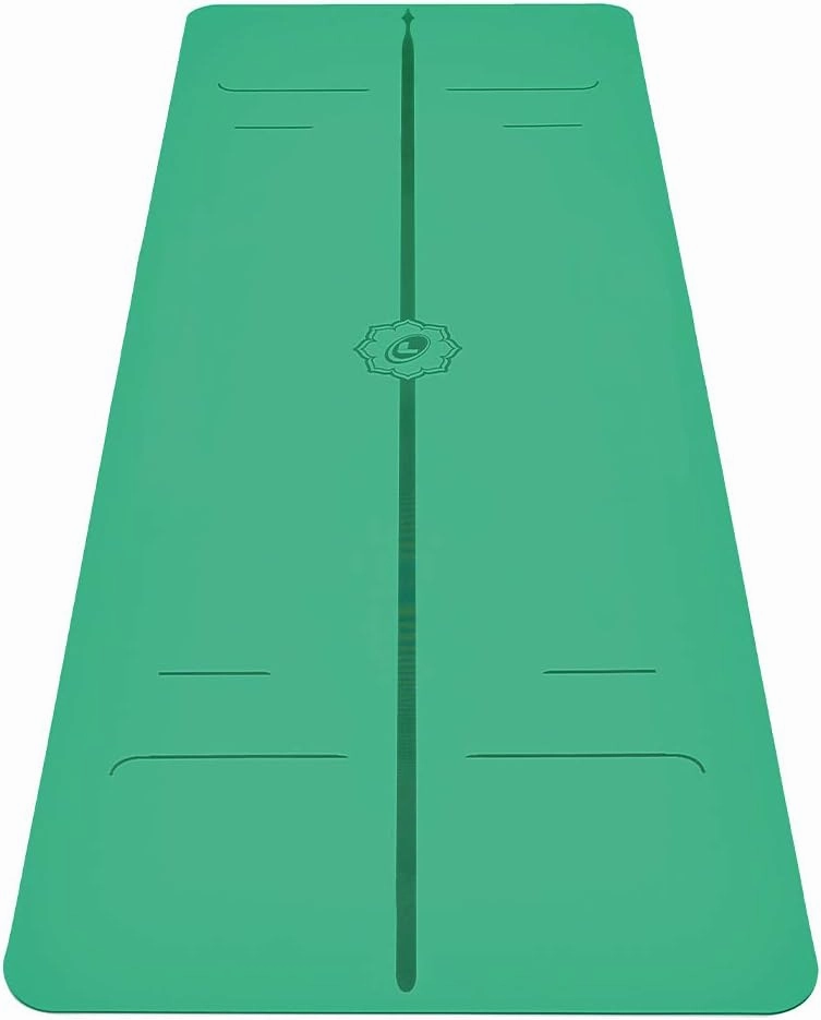 Liforme Evolve Yoga Mat – Free Yoga Bag Included - Patented Alignment System, Warrior-like Grip, Non-slip, Eco-friendly, Sweat-Resistant, Long, Wide, 4.2mm thick mat for comfort