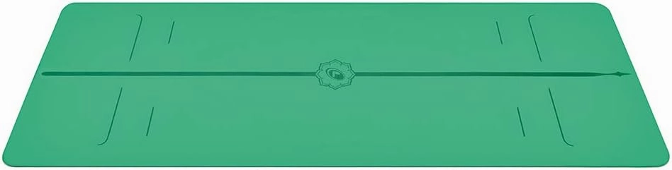 Liforme Evolve Yoga Mat – Free Yoga Bag Included - Patented Alignment System, Warrior-like Grip, Non-slip, Eco-friendly, Sweat-Resistant, Long, Wide, 4.2mm thick mat for comfort