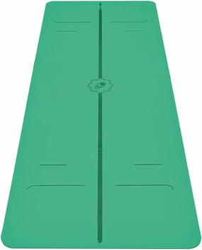 Liforme Evolve Yoga Mat – Free Yoga Bag Included - Patented Alignment System, Warrior-like Grip, Non-slip, Eco-friendly, Sweat-Resistant, Long, Wide, 4.2mm thick mat for comfort