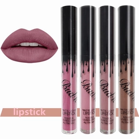 Lip Kit Matte Lip Kits - Liquid lipstick glitter Hot Sexy Colors waterproof Long Lasting matte Lip gloss pen Make up red with matte lip baton