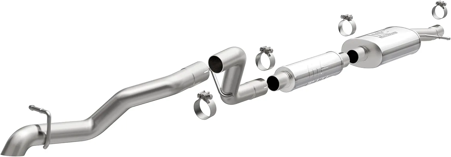 MagnaFlow Performance Exhaust System 19539: Cat-Back, Overland Series, Single Straight Driver Side Rear Exit Style
