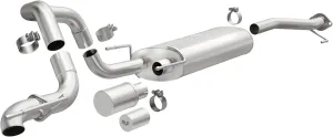 MagnaFlow Performance Exhaust System 19546: Cat-Back, Overland Series, For 2003-2024 Toyota 4Runner 4.0L, Single Passenger Side Rear Exit Style