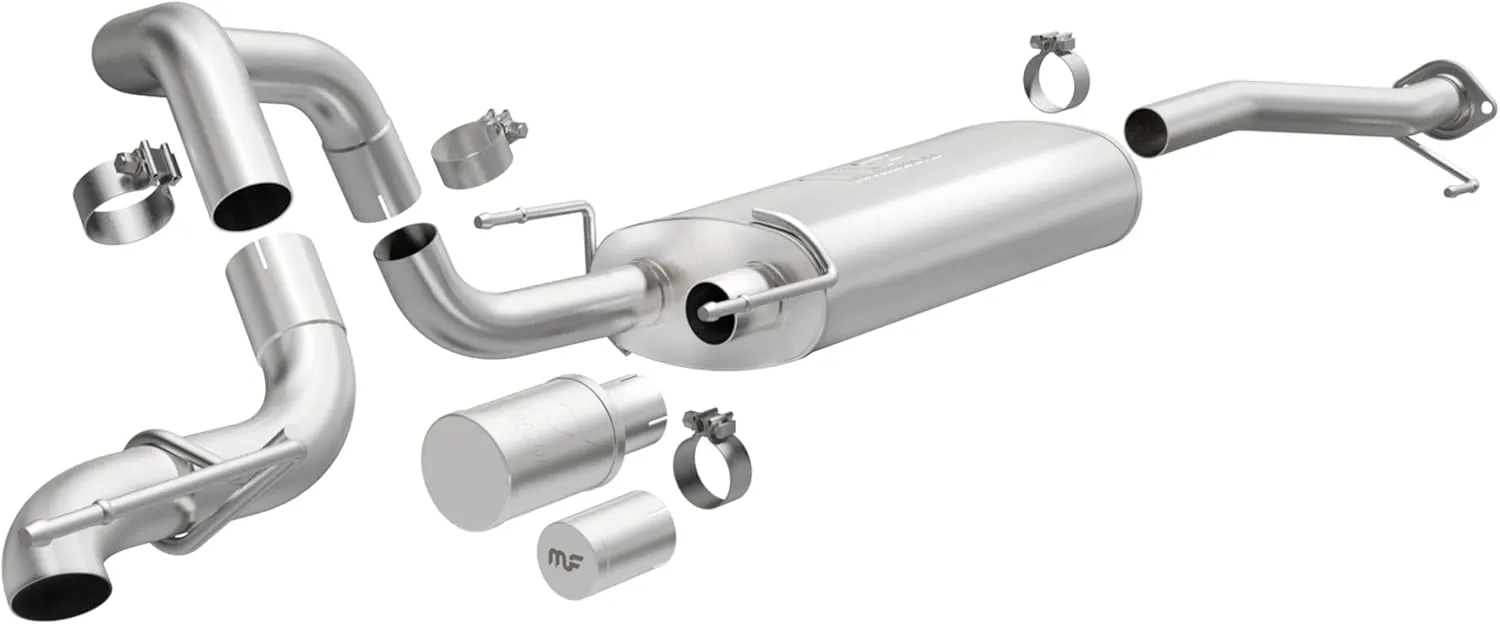 MagnaFlow Performance Exhaust System 19546: Cat-Back, Overland Series, For 2003-2024 Toyota 4Runner 4.0L, Single Passenger Side Rear Exit Style