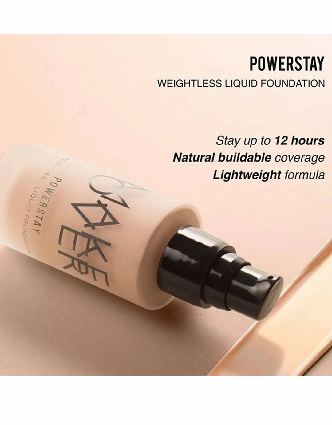 Make Over Powerstay Weightless Liquid Foundation W32 Warm Beige 33 ml
