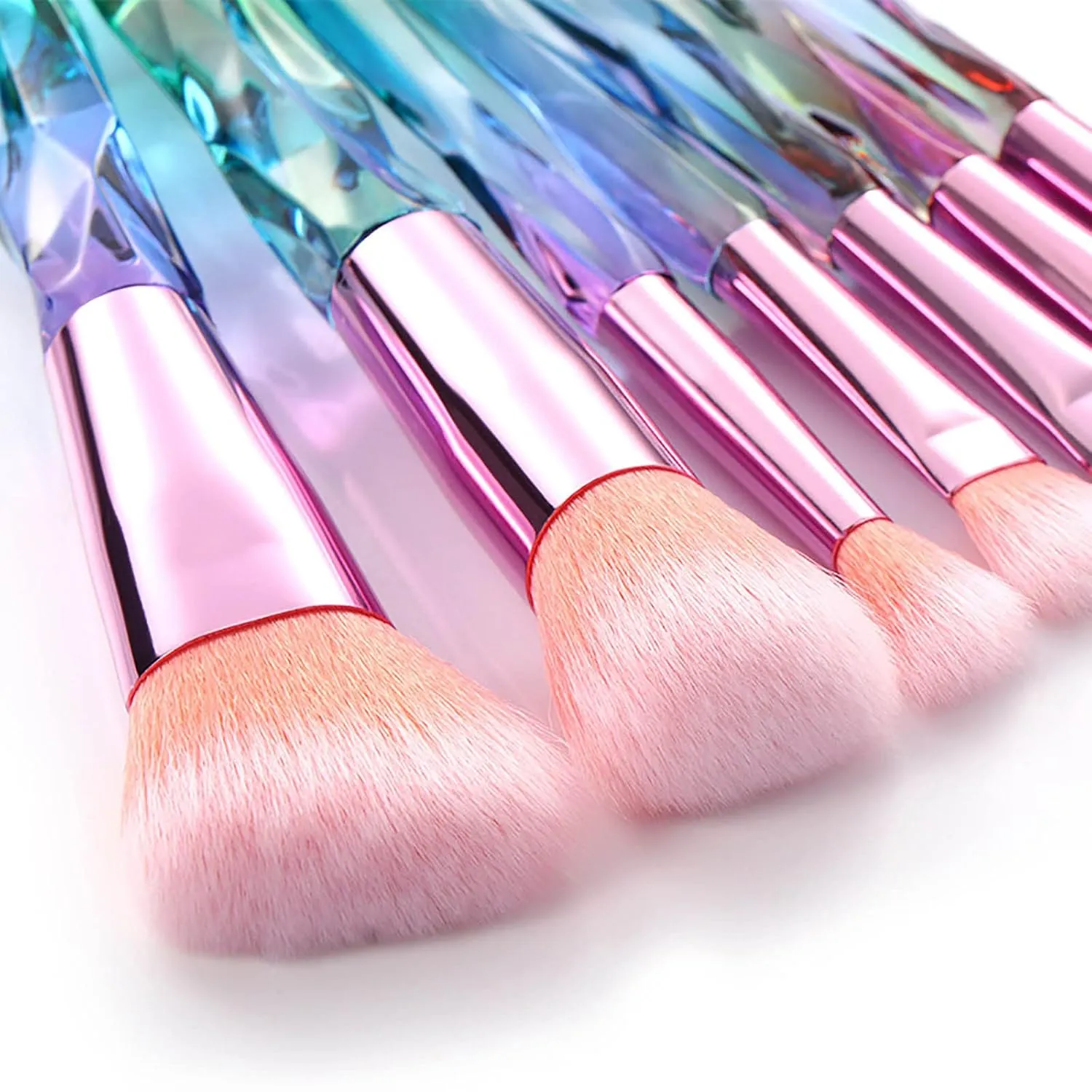 Makeup Brushes Premium Synthetic Concealers Foundation Powder Eye Shadows Makeup Brushes Cosmetic Eyebrow Eyeshadow Powder Brush Lip Makeup Brushes Double Ended Makeup Brush(E,One Size)