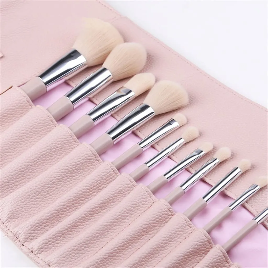 Makeup Brushes Set Professional 18pcs Make Up Brush With Pointed Handle Face Eye And Lip Cosmetic Tool