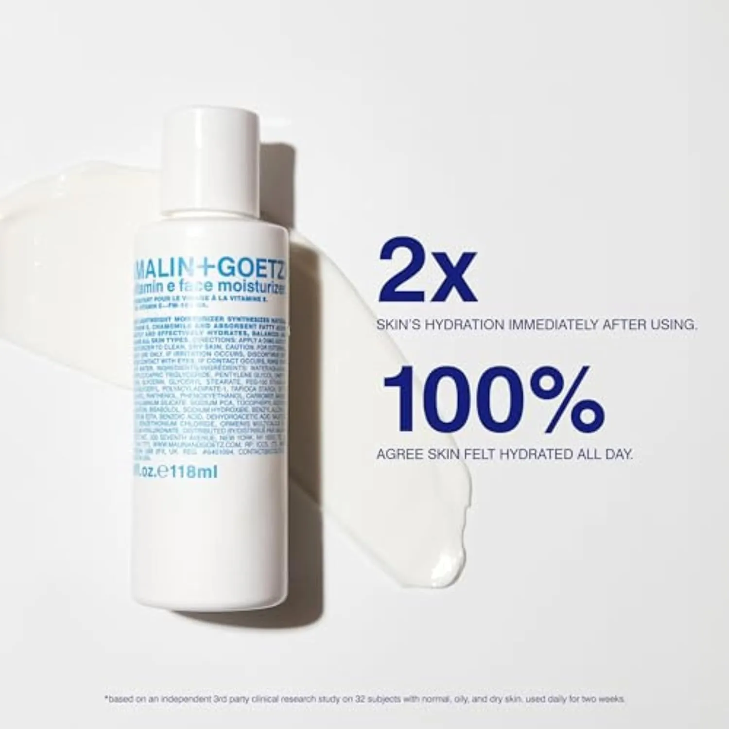 MALIN GOETZ Vitamin E Face Moisturizer, 4.0 Ounce