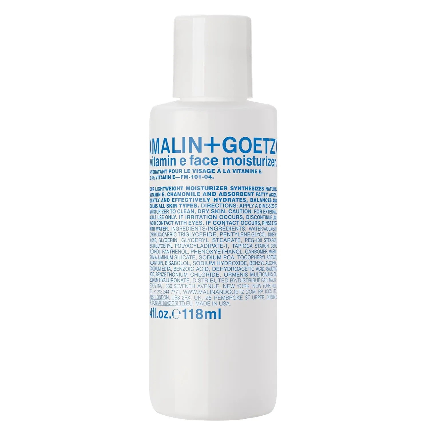 MALIN GOETZ Vitamin E Face Moisturizer, 4.0 Ounce