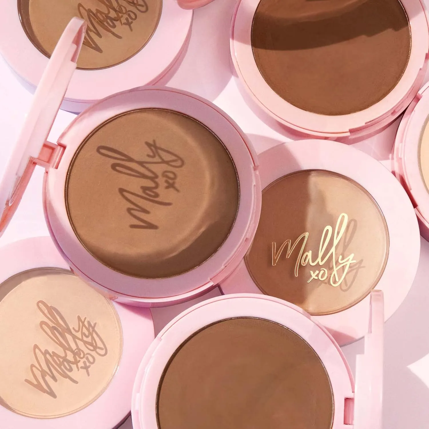 Mally Beauty Soft as Silk Powder Foundation - Fair - Buildable Light to Medium Coverage - Lightweight Matte Finish