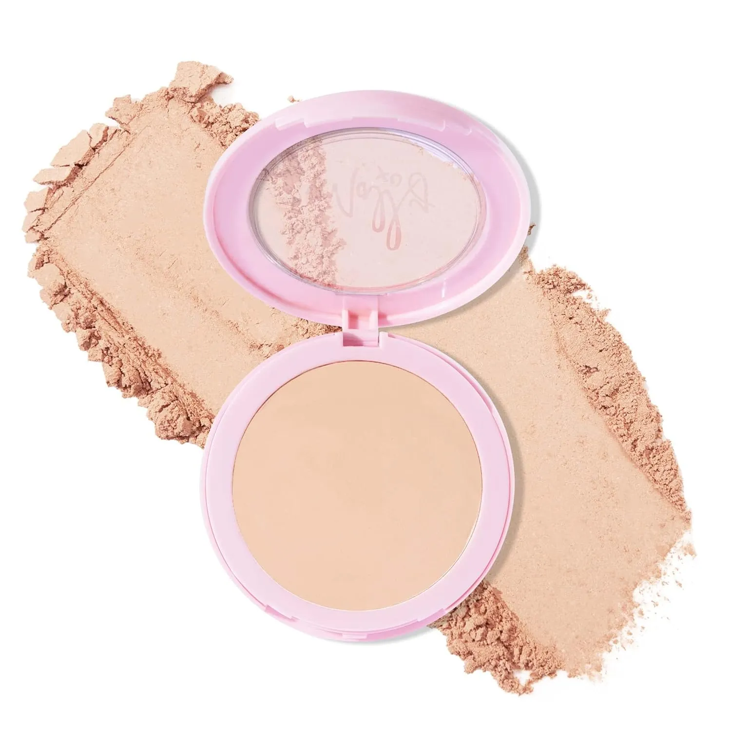 Mally Beauty Soft as Silk Powder Foundation - Fair - Buildable Light to Medium Coverage - Lightweight Matte Finish