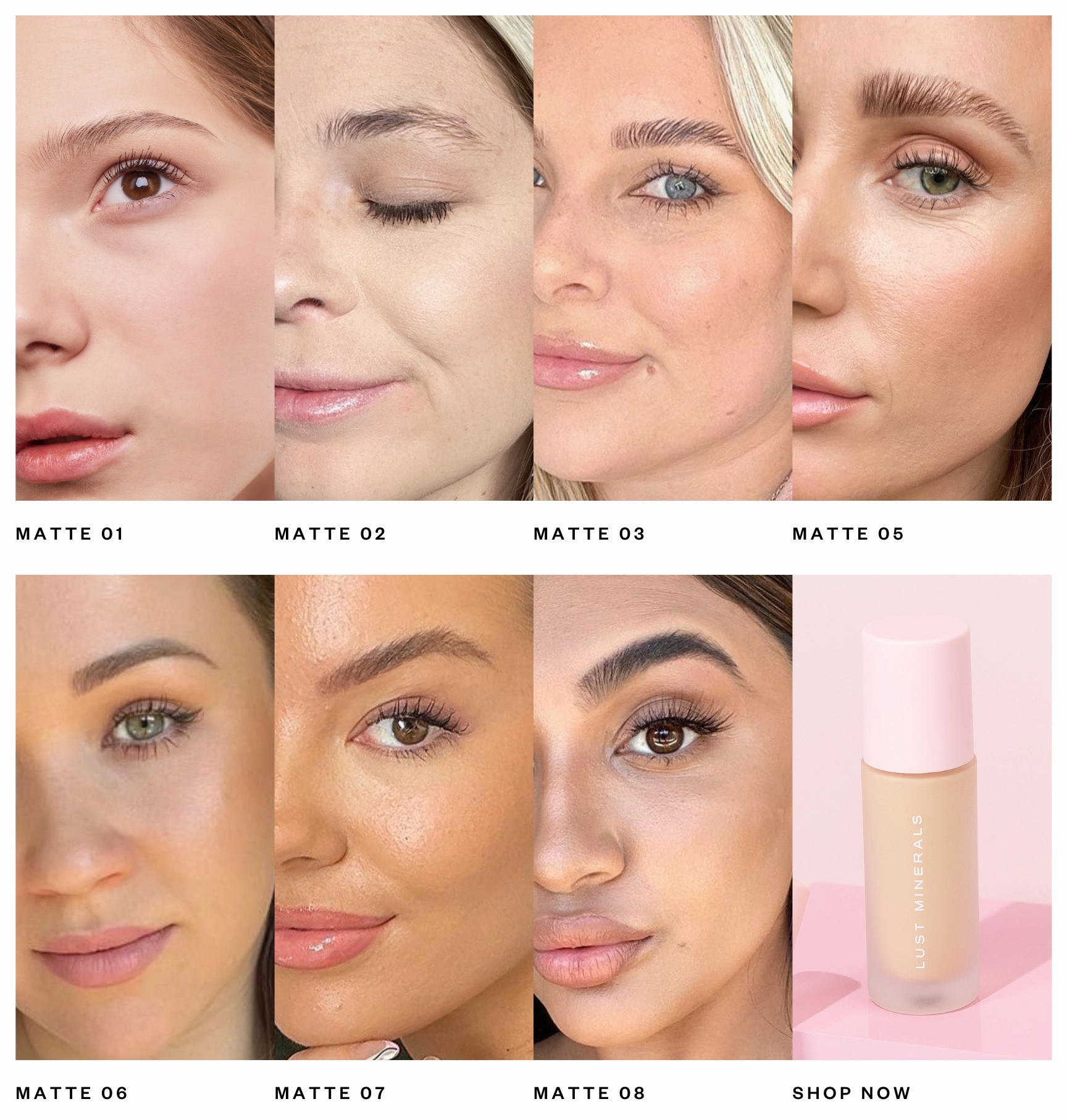 Matte Finish Liquid Foundation - PERFECTLY IMPERFECT