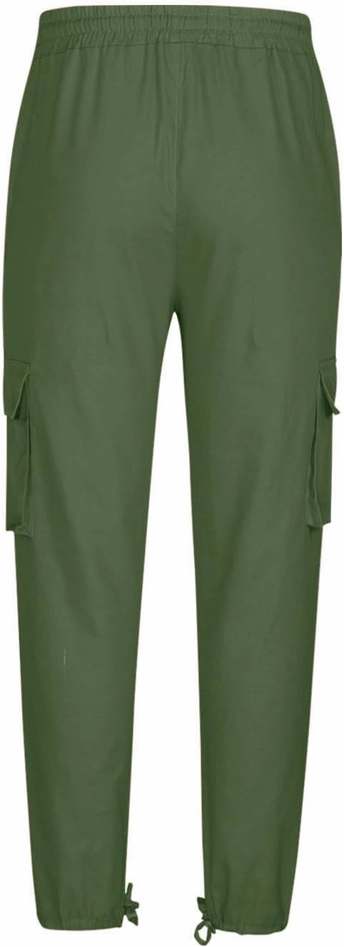 Mens Cargo Pants Big and Tall Causal Baggy Work Hiking Joggers Stretch Drawstring Fishing Travel Outdoor Trousers
