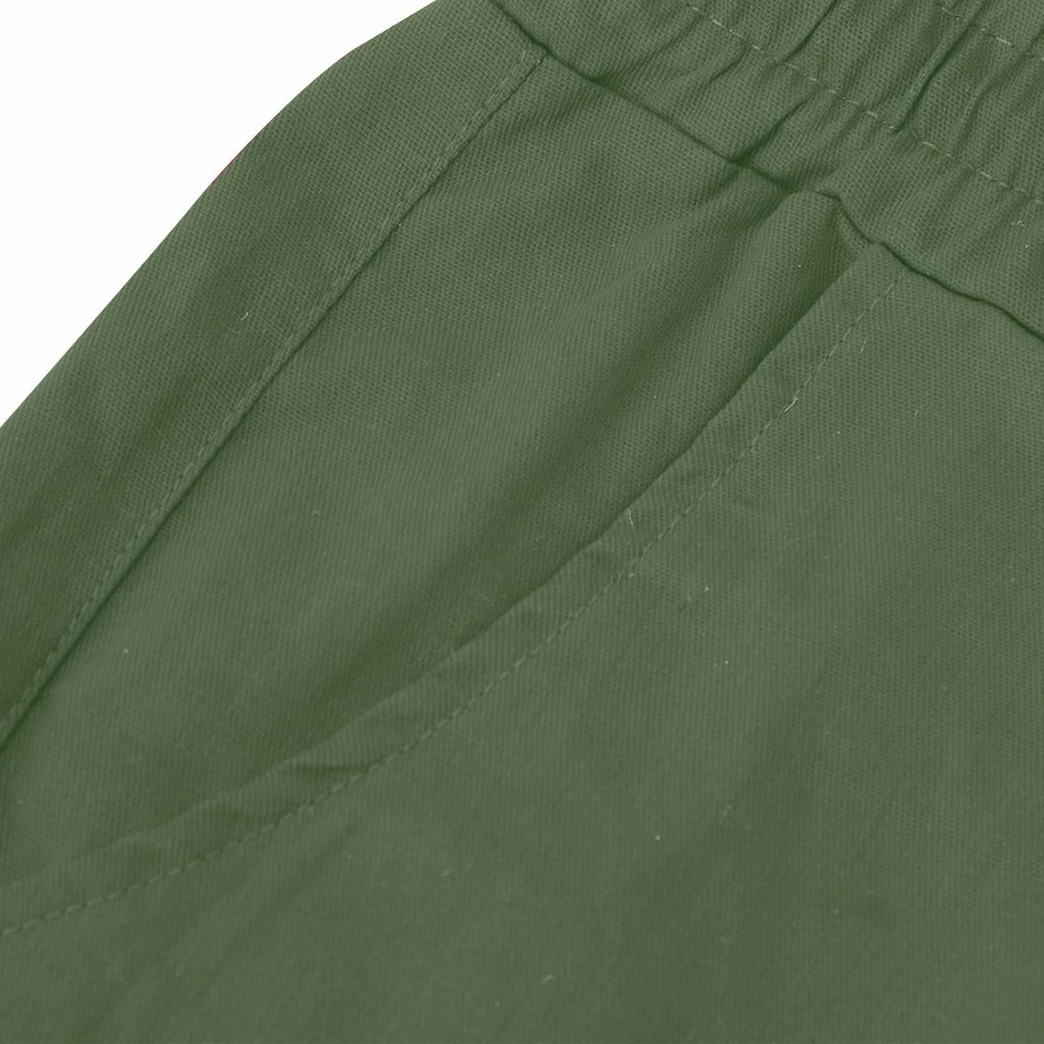 Mens Cargo Pants Big and Tall Causal Baggy Work Hiking Joggers Stretch Drawstring Fishing Travel Outdoor Trousers
