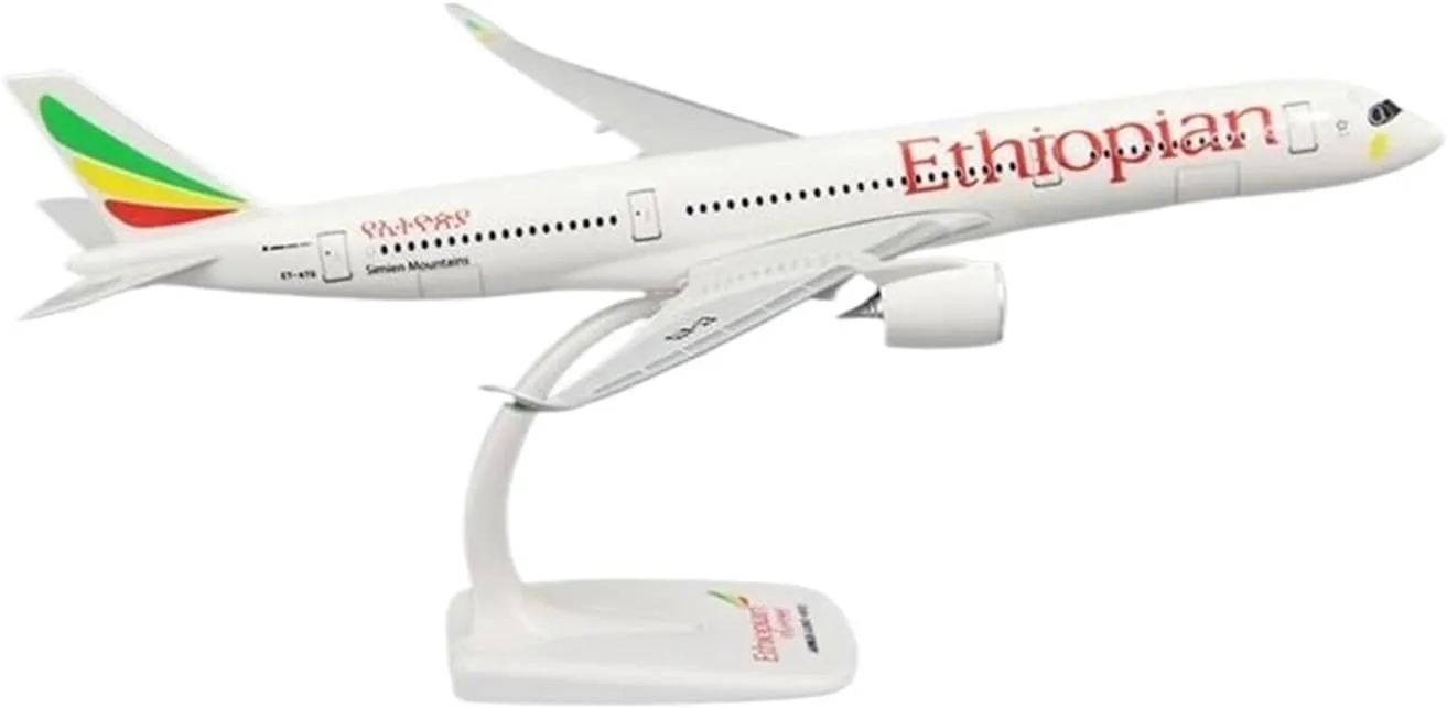 Metal Aircraft Model 1/200 for A350 A350-900 Ethiopian Assembly Plane Model for Collection Civil Aviation Aviation Enthusiasts