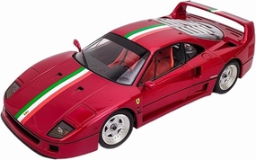 Metal Die Cast Toy Cars 1 18 for Ferrari F40 Supercar Alloy Full-Open Car Model Collection Ornament Static Collectible for Home Or Office Décor