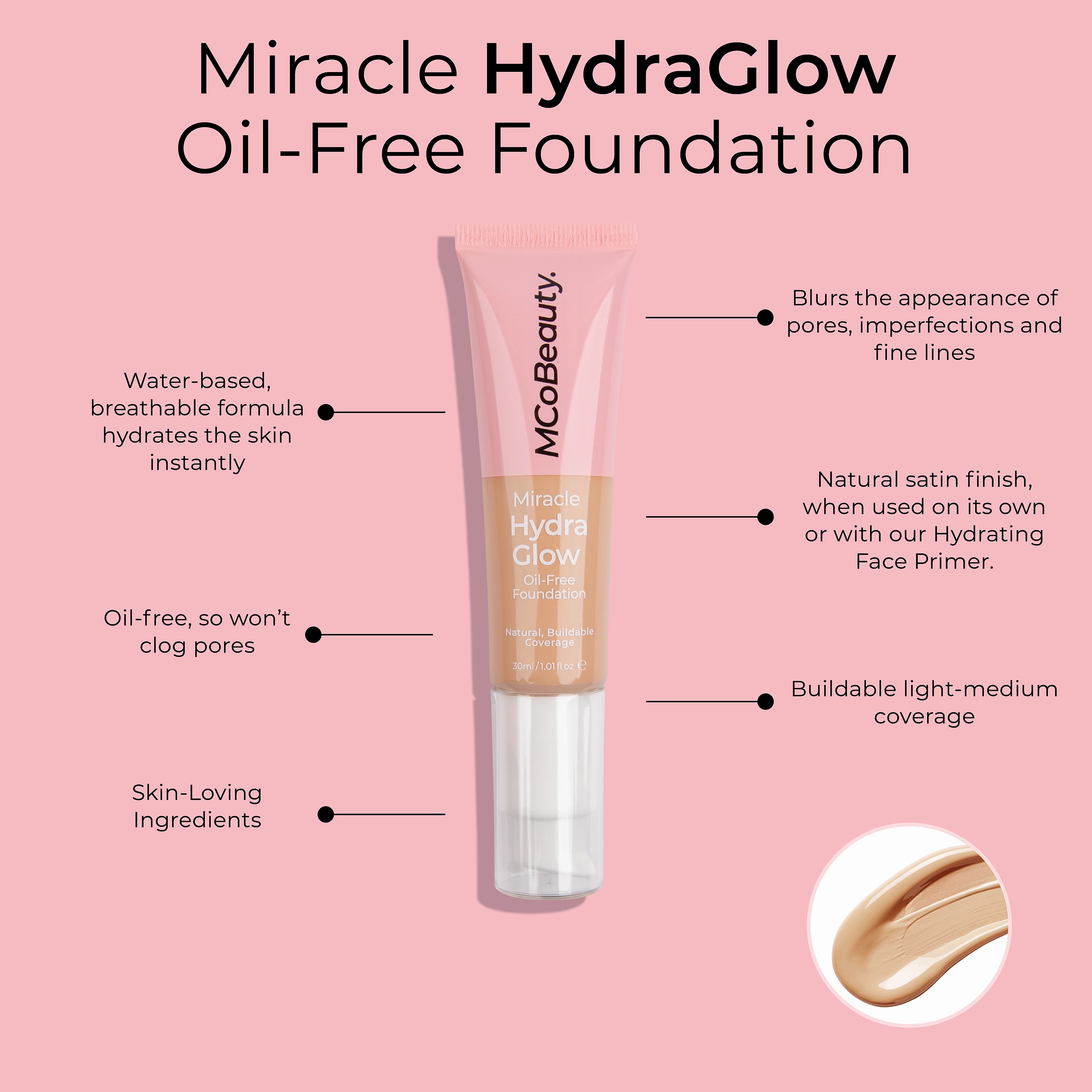 Miracle Hydra Glow Oil-Free Foundation