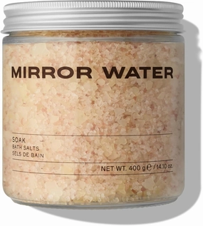 Mirror Water - Soak Bath Salts | Himalayan   Magnesium Salts | Vegan, Cruelty-Free | Sulfate   Phthalate   Paraben Free (400 g)