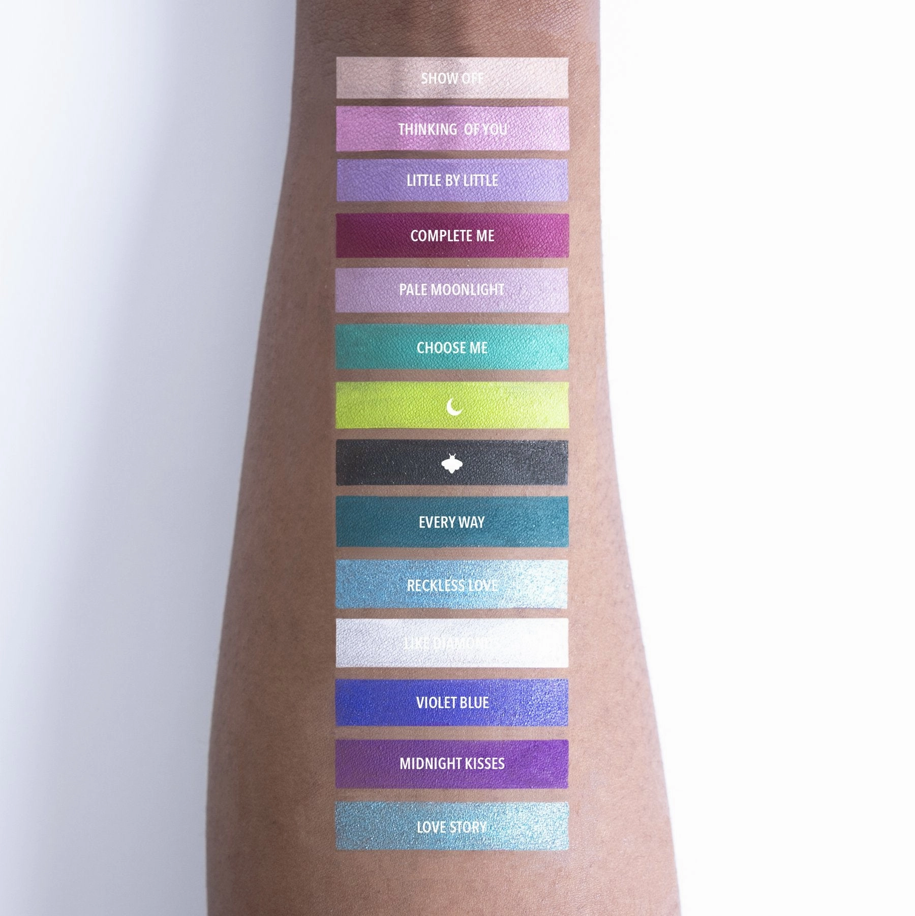 MOIRA EYESHADOWS PALETTE "NEVER ENDING LIGHTS"