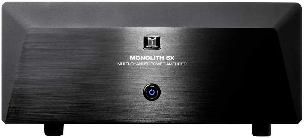 Monolith Multi-Channel Home Theater Power Amplifier - with 5x200 Watt Per Channel Into 8 Ohms, XLR and RCA Inputs, 2 Toroidal Transformers