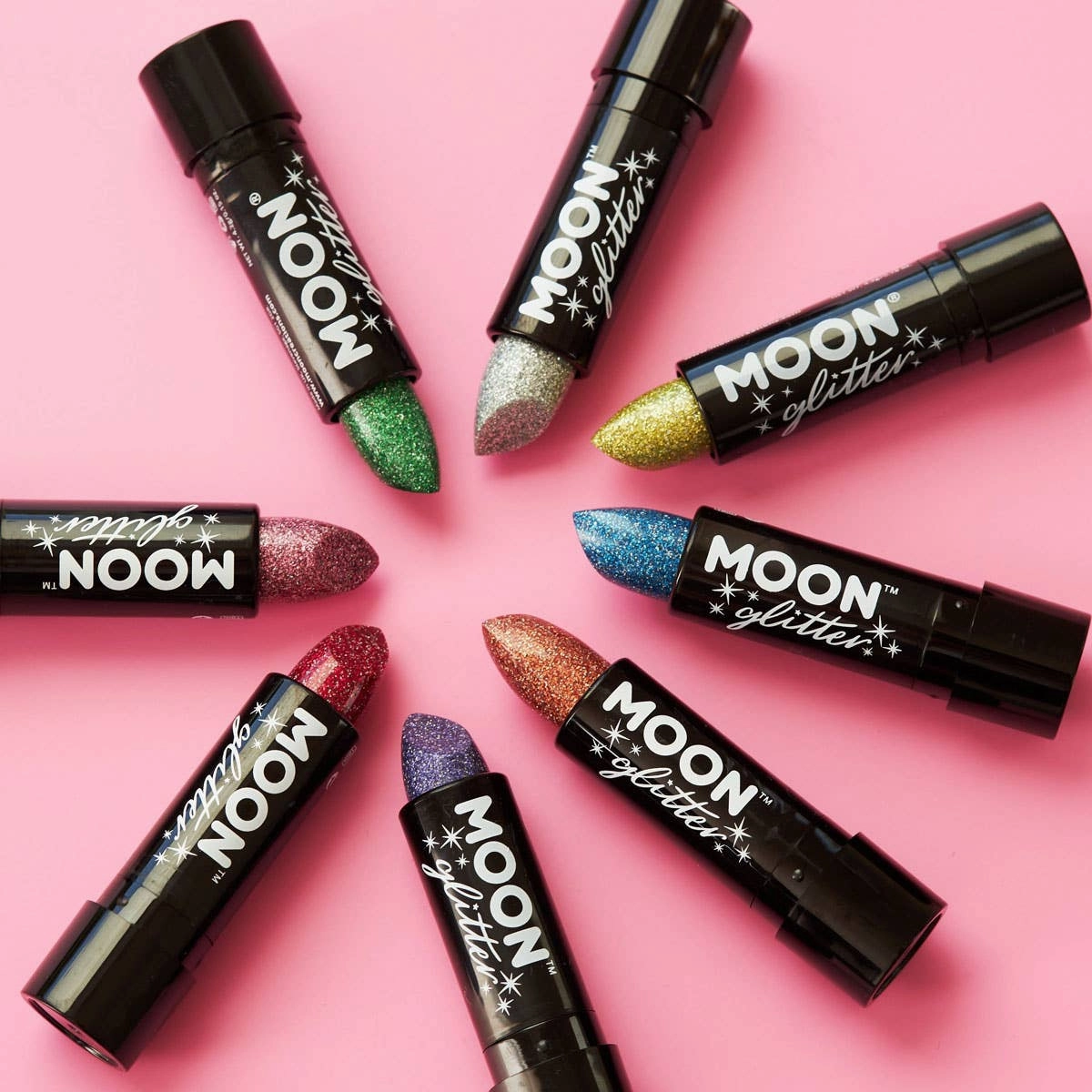 Moon Glitter Holographic Blue Glitter Lipstick