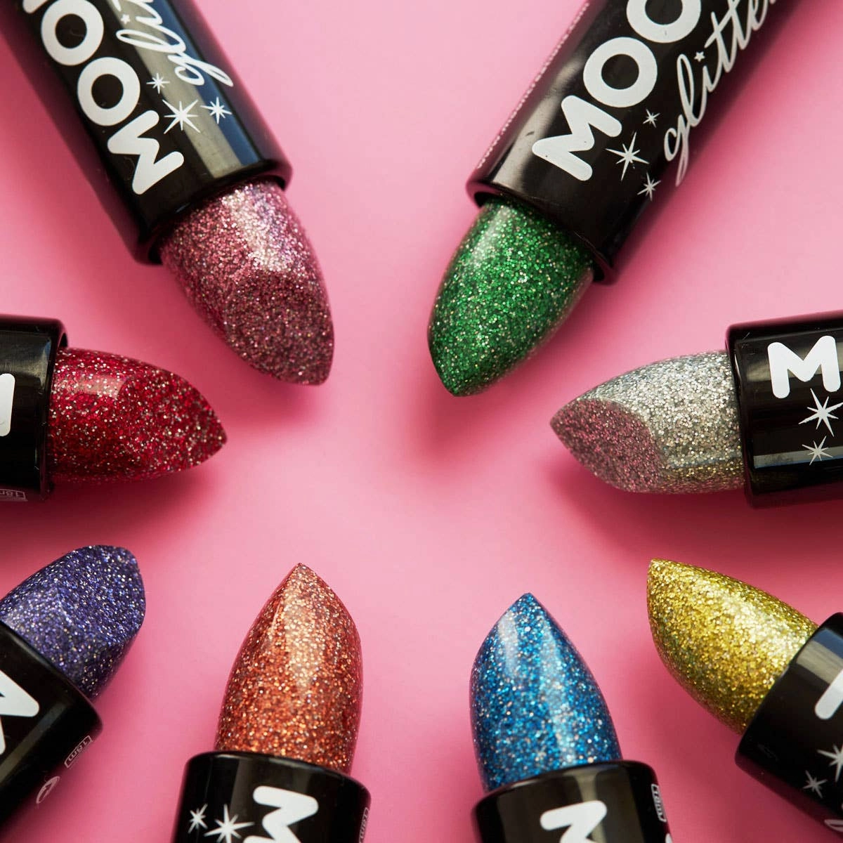 Moon Glitter Holographic Blue Glitter Lipstick