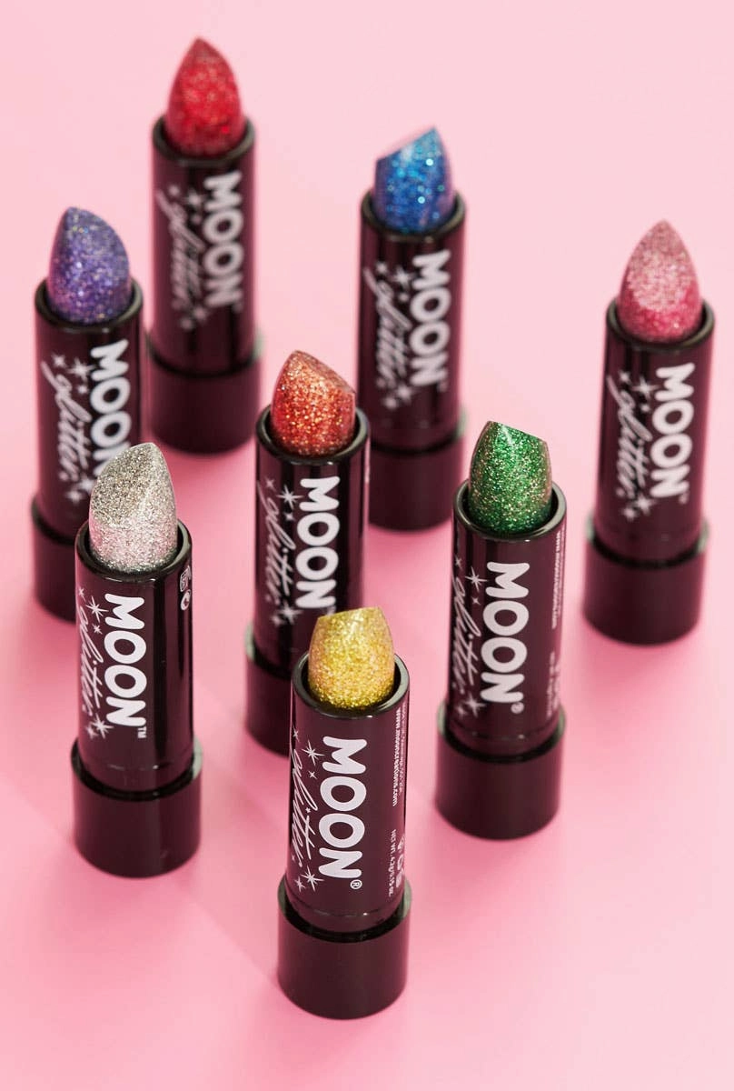 Moon Glitter Holographic Blue Glitter Lipstick