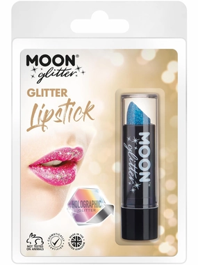 Moon Glitter  Holographic Glitter Lipstick, Blue  Wholesale