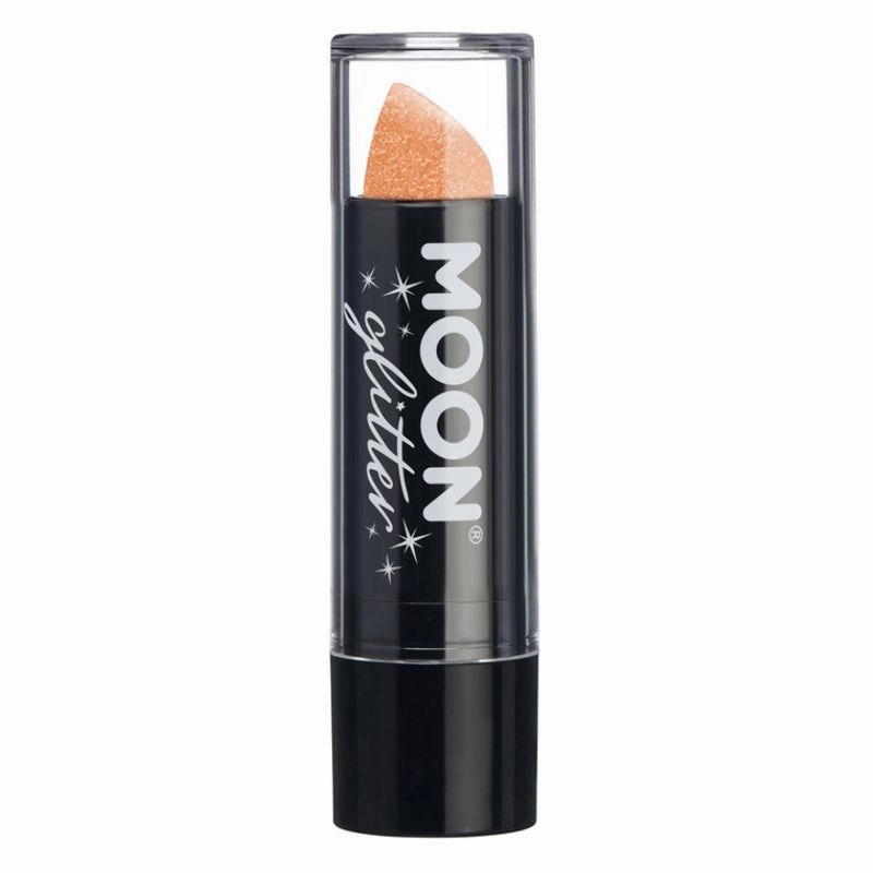 Moon Glitter Iridescent Glitter Lipstick Orange G26528 Costume Make Up