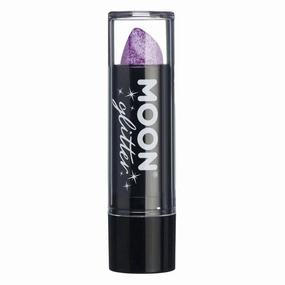 Moon Glitter Iridescent Glitter Lipstick Purple G26573 Costume Make Up