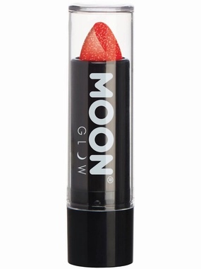 Moon Glow - Neon UV Glitter Lipstick, Red  Wholesale