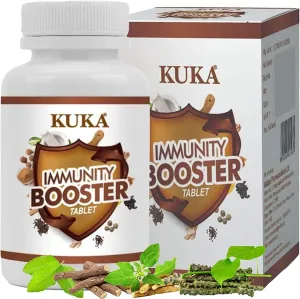 Multani Kuka Immunity Booster | Tulsi, Giloy, Ashwagandha, Brahami & 6 Other Ayurvedic Herbs | 100% Natural Ayurvedic Immunity Booster- 60 Tablets (CLINICALLY Proven)