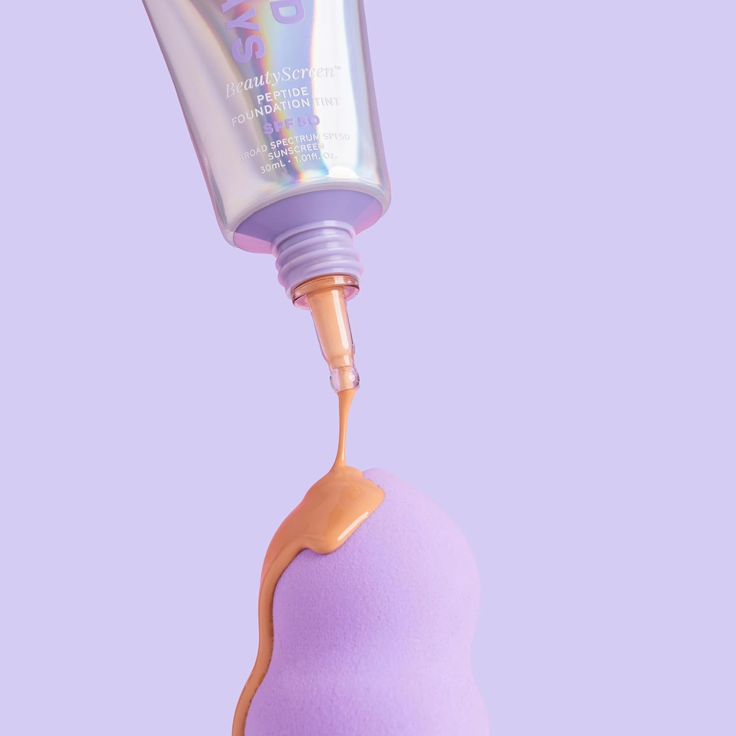 Naked Sundays BeautyScreen™ SPF 50 Mineral Peptide Foundation Tint – 2-in-1 Skin Tint & Mineral Sunscreen | Radiant, Buildable Coverage, Acne-Safe, Infused with Peptides (9.6. Rich Neutral, 1.01 oz)