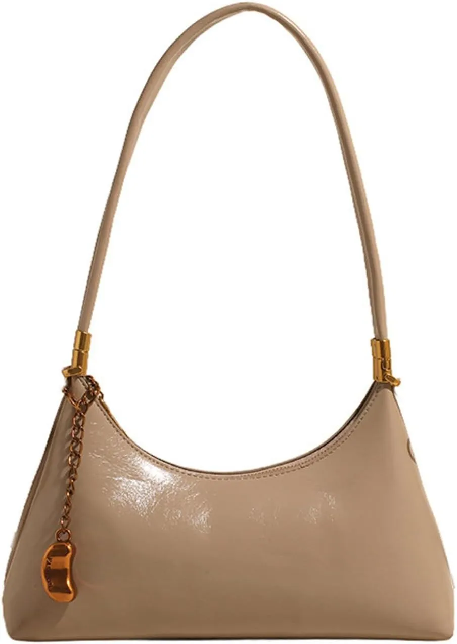 NEBIL Shoulder Bag for Women Small Vintage Shoulder Purse Handbags Retro Purse Cute Clutch Hobo Underarm Bag with 2 Straps