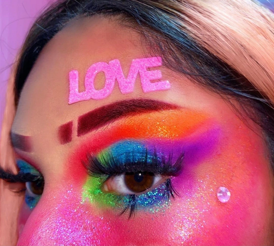 NEON LIGHTS (24PC) *BLACKLIGHT!* Pigment/Glitter Pallete!