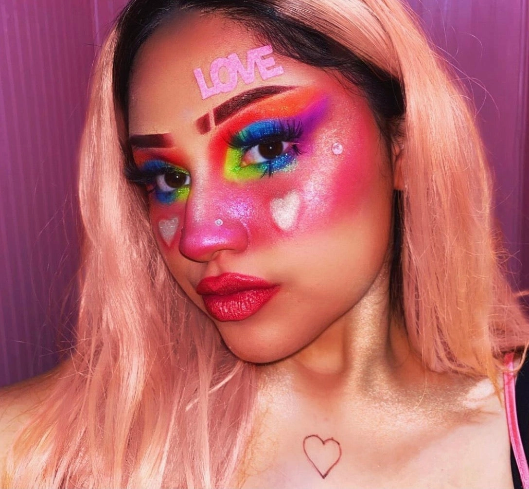 NEON LIGHTS (24PC) *BLACKLIGHT!* Pigment/Glitter Pallete!