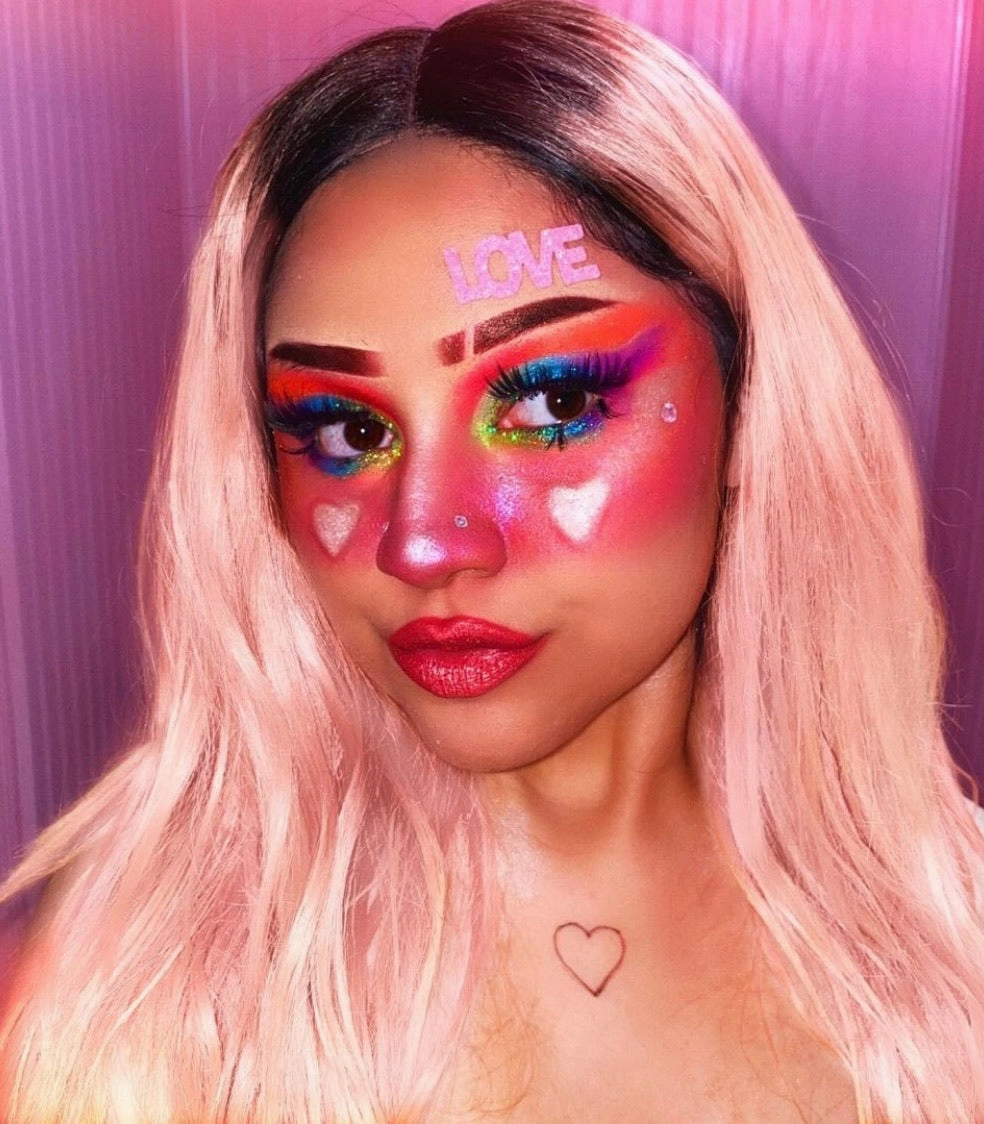 NEON LIGHTS (24PC) *BLACKLIGHT!* Pigment/Glitter Pallete!