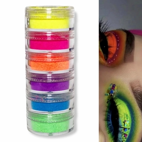 Neon Pigments Eyeshadow Stack of 6